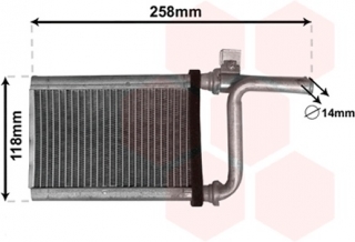 Radiator aeroterma spate Mitsubishi Pajero III,IV (poz.86245)