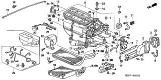 Radiator incalzire interior Honda CRV II (poz.10)