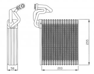 Evaporator aer conditionat Honda CRV II (poz.18)