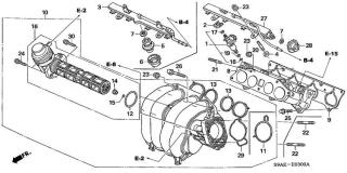 Supapa galerie admisie motor 2,0 Honda (poz.12)