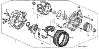 Regulator alternator motor 2,0 Honda (poz.13)