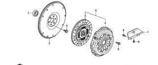 Kit ambreiaj Honda motor 1,4 benzina (poz.9)