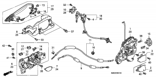 Maner interior usa fata Honda Civic VIII (poz.6,23)