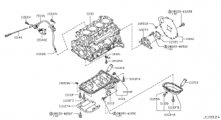 Baie ulei motor Nissan 3,0 DTi (mica/mare)