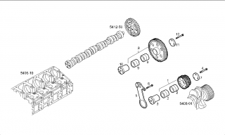 Pinion distributie motor Iveco 10,3TD (poz.7)