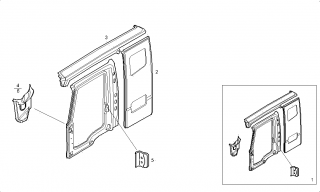 Panou lateral cabina Iveco Stralis (poz.2)