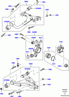 Brat superior spate Land Rover Discovery III