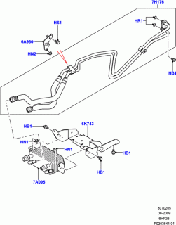 Radiator racire ulei cutie viteza automatica Range Rover Sport