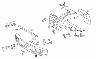 Carenaj aripa fata spre fata Mercedes 814 (poz.68)