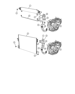 Radiator racire ulei Jeep Compass/Patriot (poz.1)