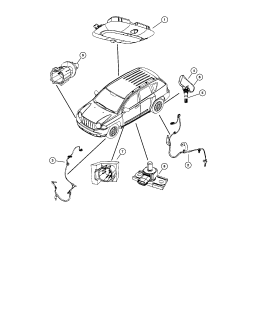 Senzor ABS fata Jeep Compass/Patriot 