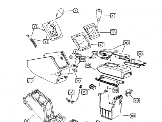 Maciulie schimbator viteze manual Jeep Compass/Patriot