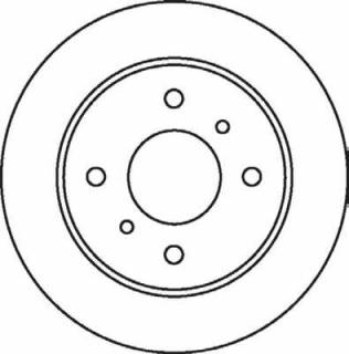 Disc frana spate Nissan Almera II