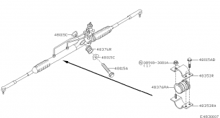 Bucsa sprijin caseta directie Nissan Almera II