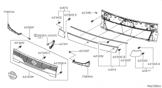 Ornament sub fara Nissan Cabstar (poz.75893N)