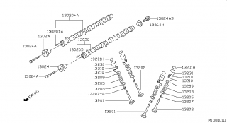 Tachet hidraulic motor Nissan 3,0 DDTi (poz.13231)