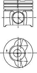 Piston STD motor 1,4 D-4D Toyota