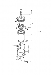 Filtru combustibil motor 1,9 TDI