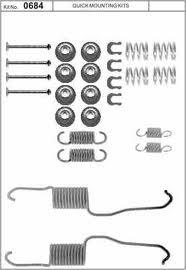 Kit reparatie tambur frana spate Toyota Rav 4 II