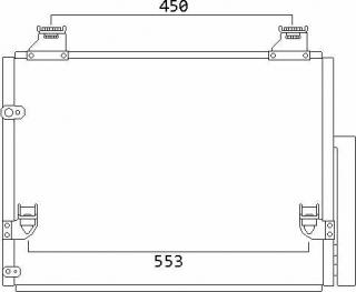 Radiator clima Toyota Hi-Lux III