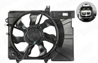 Ventilator+difuzor radiator  Hyundai Getz (cu aer conditionat)