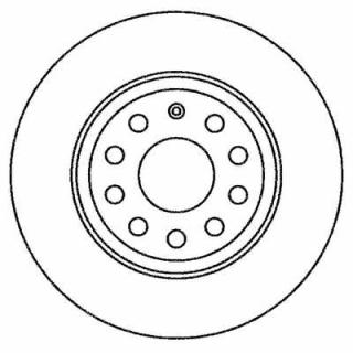 Disc frana punte spate Vw Tiguan