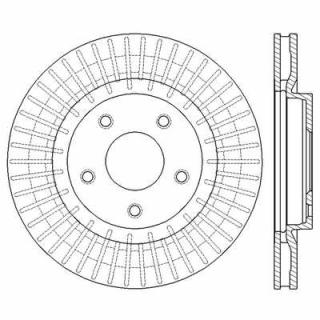 Disc frana punte fata Nissan X-Trail II