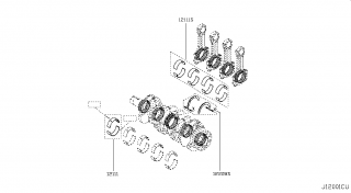 Cuzineti biela STD motor 2,0 dCi Nissan (set 2 bucati)