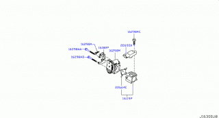 Clapeta acceleratie motor 2,0 dCi  Nissan 