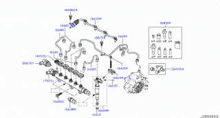 Regulator presiune rampa injectie motor 2,0 dCi Nissan (poz.22670Y)
