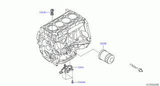 Filtru ulei motor 1,8 Nissan