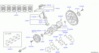 Biela motor 3,5 V6 benzina Nissan Murano