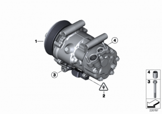 Compresor clima Mini Cooper