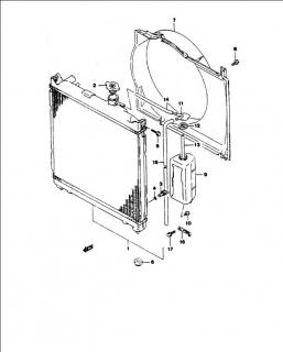 Difuzor radiator Suzuki Vitara