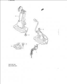 Broasca hayon spate Suzuki Swift III