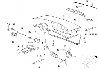 Capota spate E36