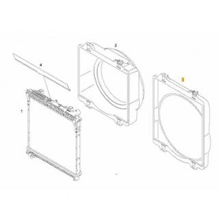 Difuzor radiator Man TGL 12.220