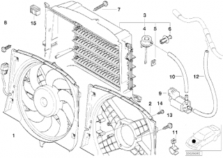 Carcasa ventilator 320d