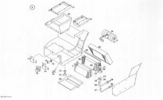 Evaporator clima Setra S 315 UL (poz.20)