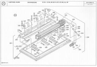 Radiator incalzire interior in partea superioara  Setra 315 UL (poz.219)