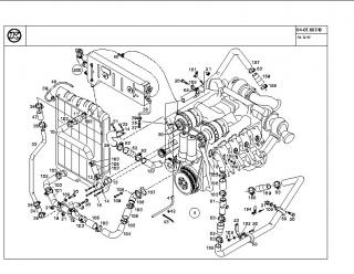 Furtun inferior radiator Setra 315UL (poz.102)