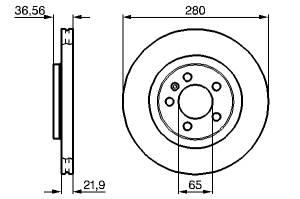 Disc frana fata Golf IV Diesel