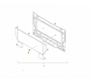 Clapa motor spate autobuz man City Lion A21 (poz.2)