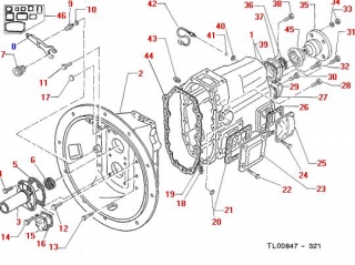 Ghidaj rulment ambreiaj Nissan Cabstar E (poz.3)