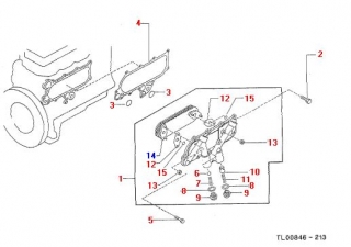 Racitor ulei motor complet cu termoflot Nissan Cabstar E (poz.1)