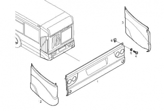 Flaps bara spate Irisbus Citelis (poz.2)