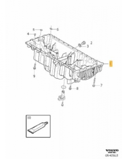 Baie ulei motor Volvo 2,4TD