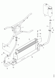 Radiator racire ulei circuit hidromotor Scania Irizar K380