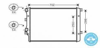 Radiator racire 1.4,1.6 