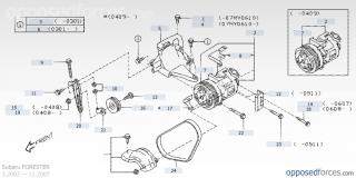 Compresor AC Forester